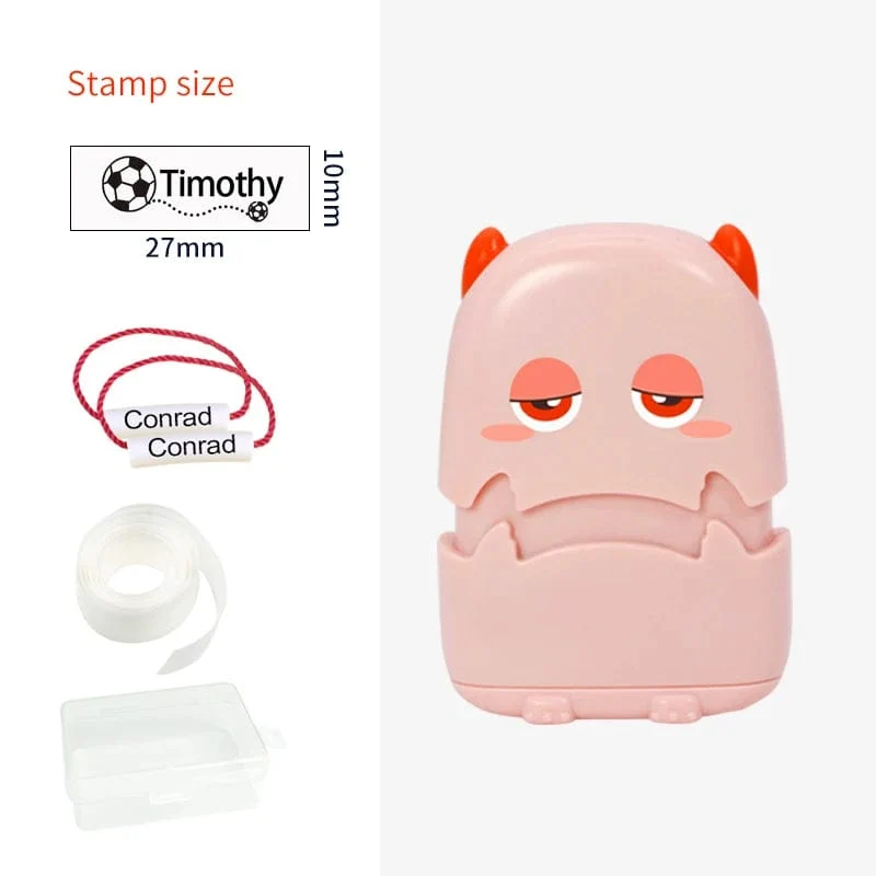 Maßgeschneiderter Baby-Namensstempel DIY für Kinder, Namenssiegel, Studentenkleidung, Kapitel, nicht leicht zu verblassen, Sicherheits-Namensstempel-Aufkleber