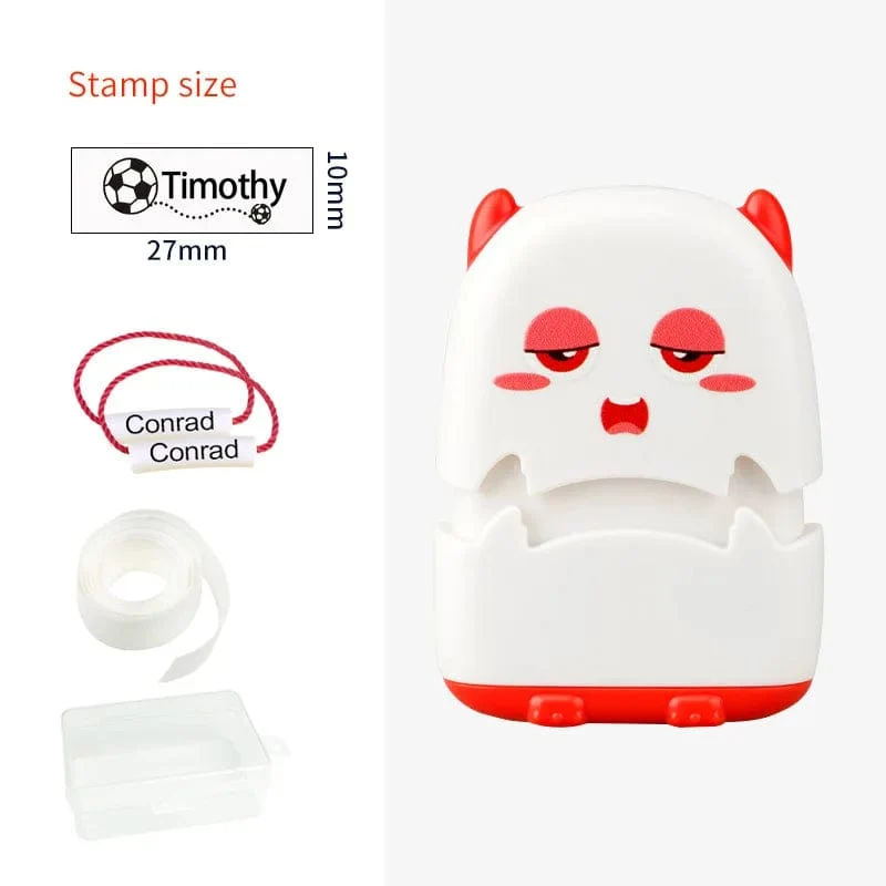 Maßgeschneiderter Baby-Namensstempel DIY für Kinder, Namenssiegel, Studentenkleidung, Kapitel, nicht leicht zu verblassen, Sicherheits-Namensstempel-Aufkleber