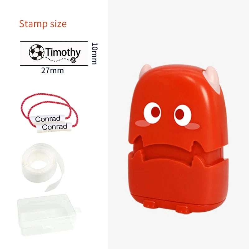 Maßgeschneiderter Baby-Namensstempel DIY für Kinder, Namenssiegel, Studentenkleidung, Kapitel, nicht leicht zu verblassen, Sicherheits-Namensstempel-Aufkleber