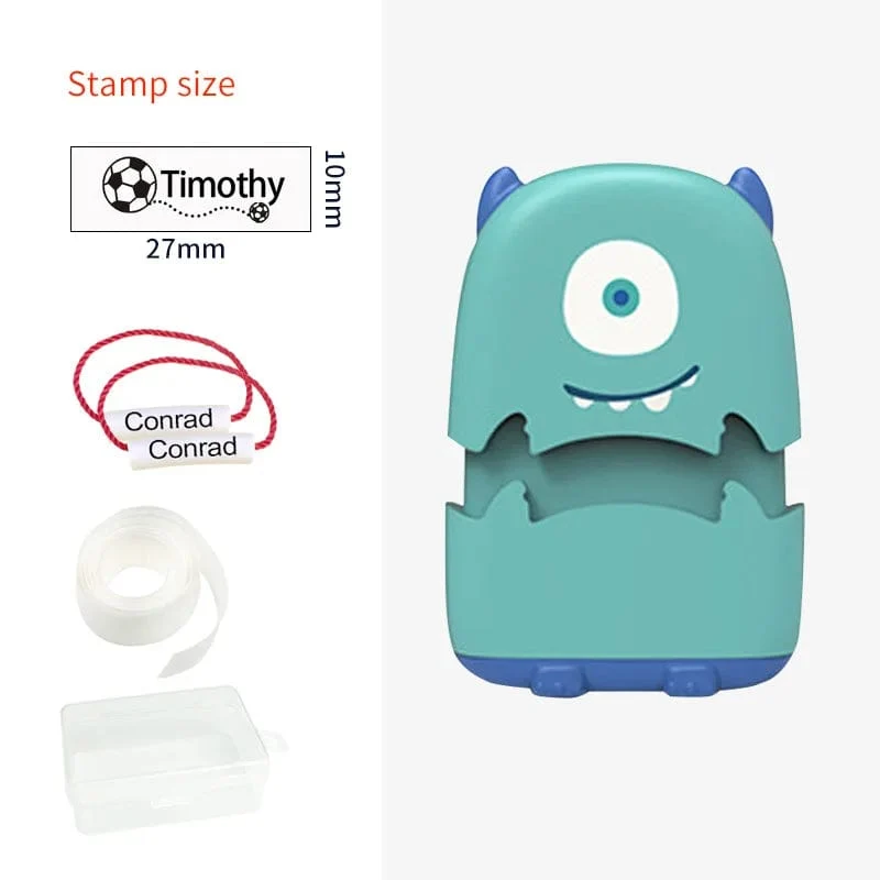 Maßgeschneiderter Baby-Namensstempel DIY für Kinder, Namenssiegel, Studentenkleidung, Kapitel, nicht leicht zu verblassen, Sicherheits-Namensstempel-Aufkleber