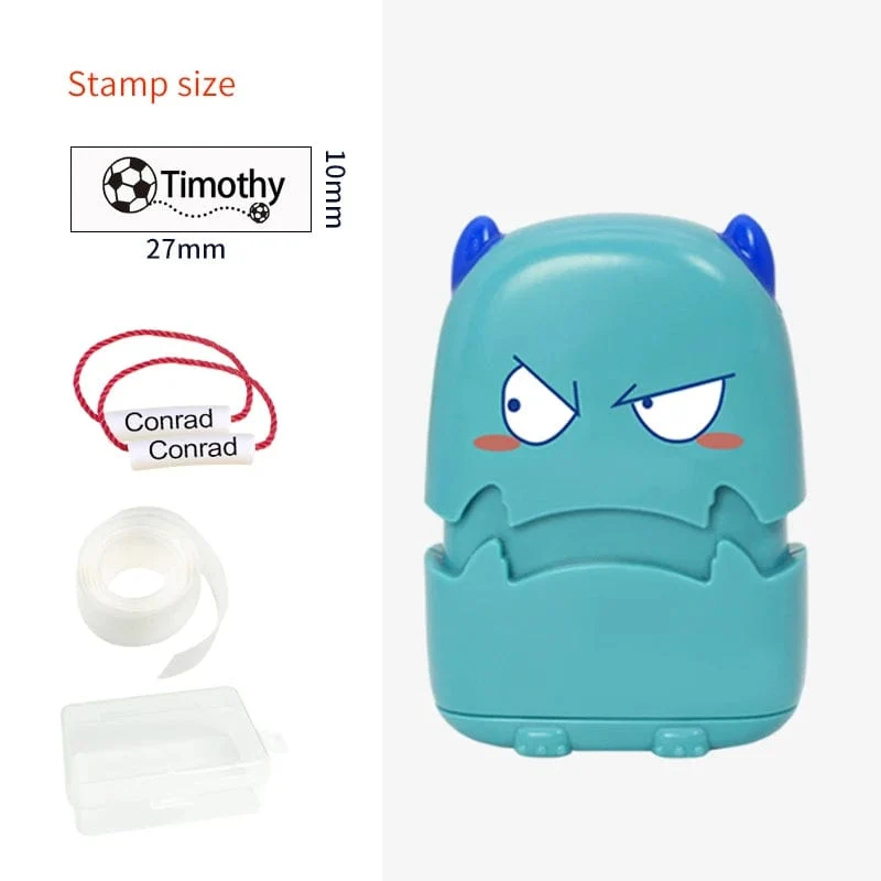 Maßgeschneiderter Baby-Namensstempel DIY für Kinder, Namenssiegel, Studentenkleidung, Kapitel, nicht leicht zu verblassen, Sicherheits-Namensstempel-Aufkleber