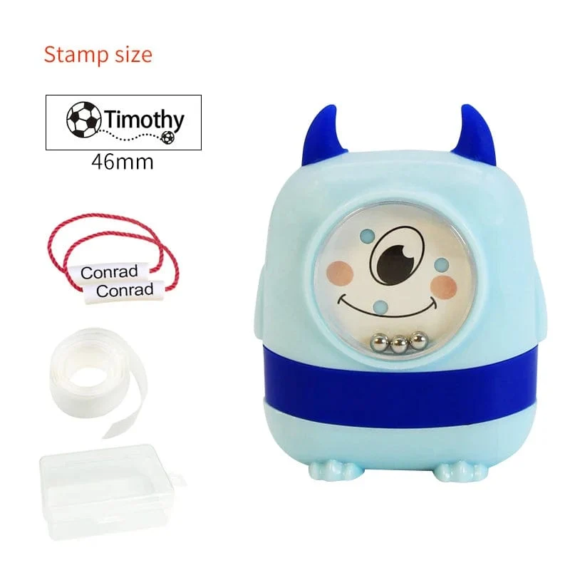 Maßgeschneiderter Baby-Namensstempel DIY für Kinder, Namenssiegel, Studentenkleidung, Kapitel, nicht leicht zu verblassen, Sicherheits-Namensstempel-Aufkleber