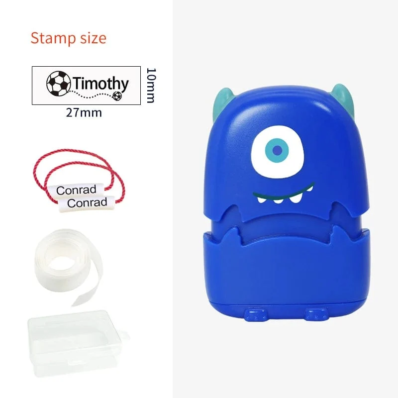 Maßgeschneiderter Baby-Namensstempel DIY für Kinder, Namenssiegel, Studentenkleidung, Kapitel, nicht leicht zu verblassen, Sicherheits-Namensstempel-Aufkleber
