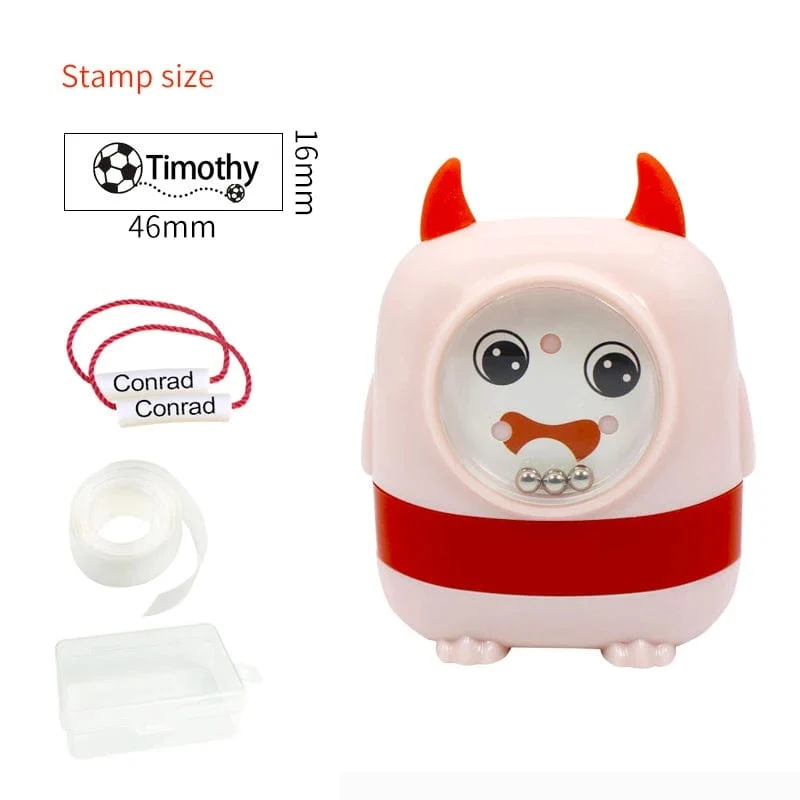 Maßgeschneiderter Baby-Namensstempel DIY für Kinder, Namenssiegel, Studentenkleidung, Kapitel, nicht leicht zu verblassen, Sicherheits-Namensstempel-Aufkleber