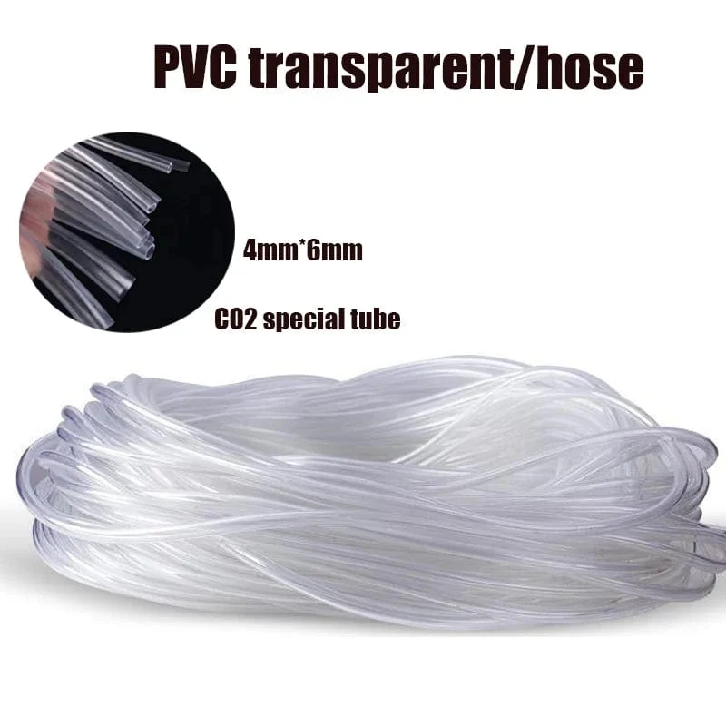 Zubehör für Aquarium-CO2-Systeme, CO2-ölbeständiges Hochdruck-Aquarium, Spezialrohr, PU-Rohr, Innendurchmesser 4–6 mm