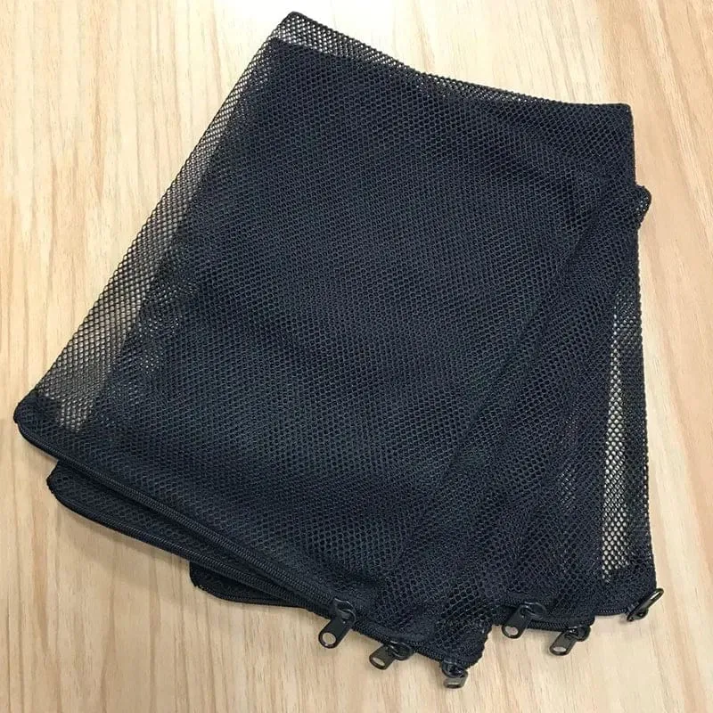 10Pcs Filter Net Tasche Mesh Tasche Aquarium Teich Für Bio Ball Carbon Medien Ammoniak Aquarium Aquarium Isolation Tasche weiß Schwarz