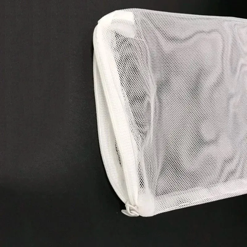 10Pcs Filter Net Tasche Mesh Tasche Aquarium Teich Für Bio Ball Carbon Medien Ammoniak Aquarium Aquarium Isolation Tasche weiß Schwarz