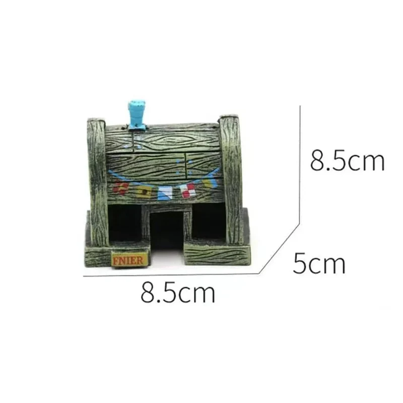 Cartoon Aquarium Dekor Figuren Ornamente Simulation Ananas Haus Harz Aquarium Dekoration Landschaftsbau Aquarium Zubehör