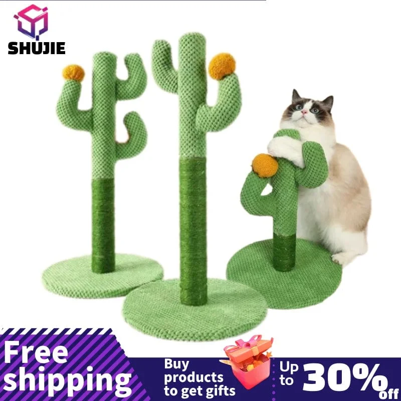 Sisal Katzenkratzbaum, Krallenschärfer, Kaktus, Katzenkratzbrett, Katzenkratzer, Katzenkratzbaum, Haustiermöbel, Katzenbaumpfosten