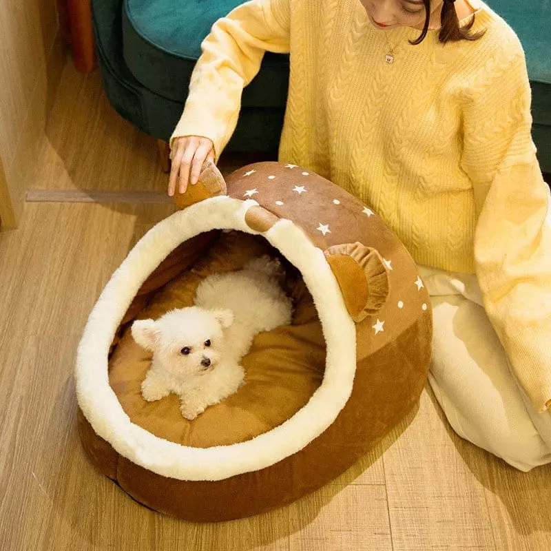 Faltbares Haustierhaus, Welpenhüttenmatte für Hunde, Tiere, Katzen, Kätzchennest, kleiner Hundekorb, Teddy, Chihuahua-Höhle, Bett, 2022