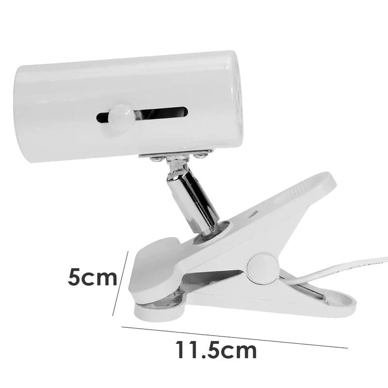 360-Grad-Drehung Heizlampen-Clip-Abdeckung Langlebiges Reptilien-E27-Lampenfassungs-Kit Clip-on-Glühbirne Universal-Lichthalter