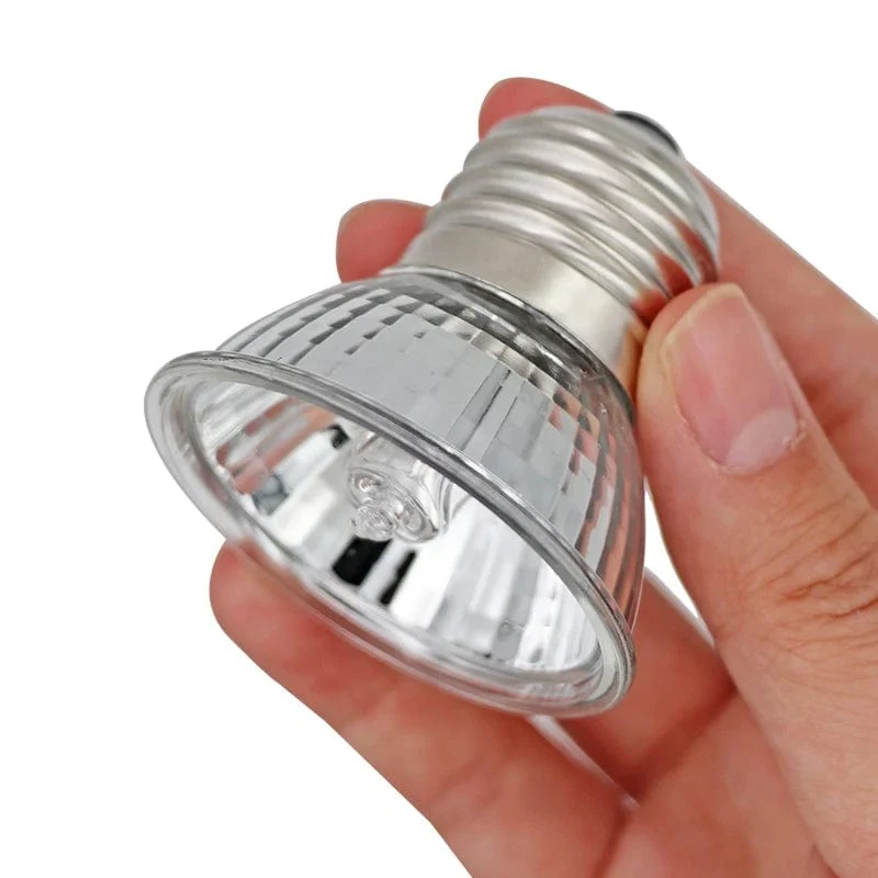 Reptilienlampe 25/50/75 W UVA+UVB 3.0 Haustier-Wärmelampenbirne Schildkröte sonnende UV-Glühbirnen Amphibien Eidechsen Temperaturregler