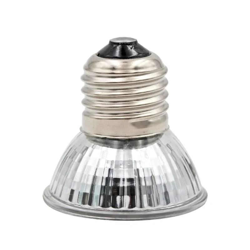 Reptilienlampe 25/50/75 W UVA+UVB 3.0 Haustier-Wärmelampenbirne Schildkröte sonnende UV-Glühbirnen Amphibien Eidechsen Temperaturregler