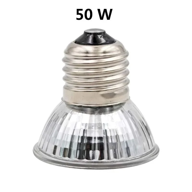 Reptilienlampe 25/50/75 W UVA+UVB 3.0 Haustier-Wärmelampenbirne Schildkröte sonnende UV-Glühbirnen Amphibien Eidechsen Temperaturregler