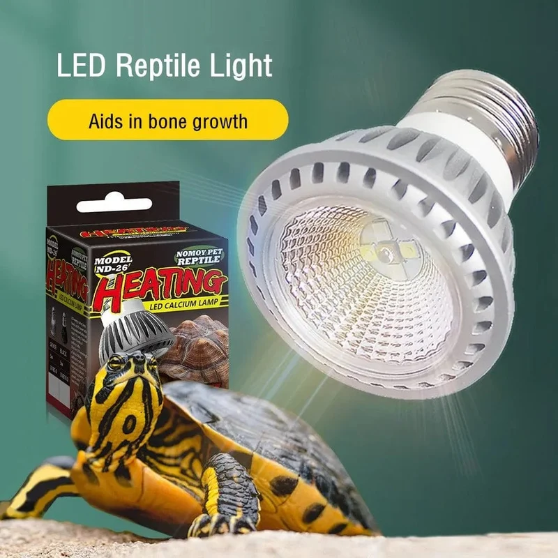 UVA + UVB LED Reptilienlicht Schildkröte Sonnenplattform Vollspektrum-Sonnenlampe Sonnenwärmelampe für Echsenreptilien und Amphibien