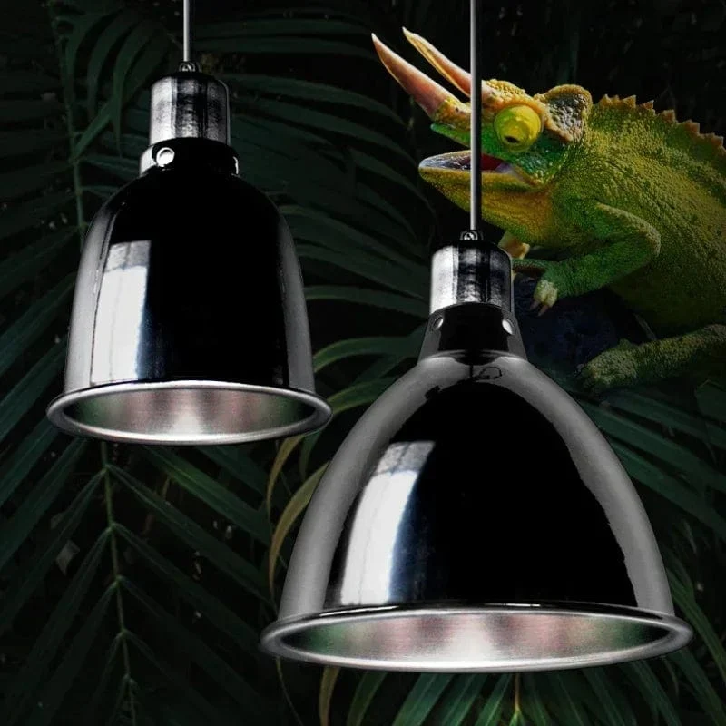 Reptilien-Lampenschirm mit tiefer Kuppel, 5.5/8.5/10 Zoll, für Schlangen, Eidechsen, Geckos, Terrarien, Verbrühschutz, Schutzschirm, Leuchte