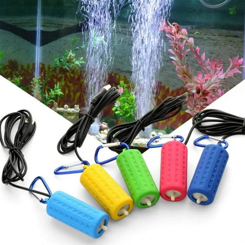 Tragbare USB Mini Aquarium Filter Sauerstoff Luftpumpe Für Angeln Tank Funktion Ultra Silent High Energy Aquarium Tank Zubehör