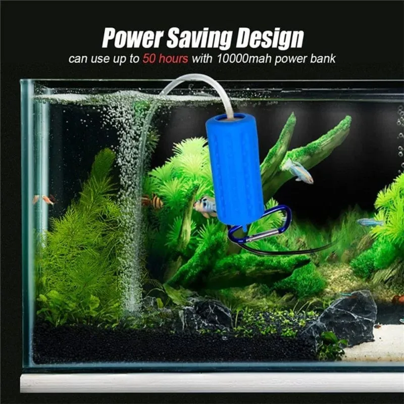 Tragbare USB Mini Aquarium Filter Sauerstoff Luftpumpe Für Angeln Tank Funktion Ultra Silent High Energy Aquarium Tank Zubehör