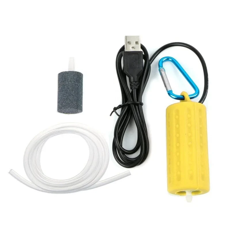 Tragbare USB Mini Aquarium Filter Sauerstoff Luftpumpe Für Angeln Tank Funktion Ultra Silent High Energy Aquarium Tank Zubehör