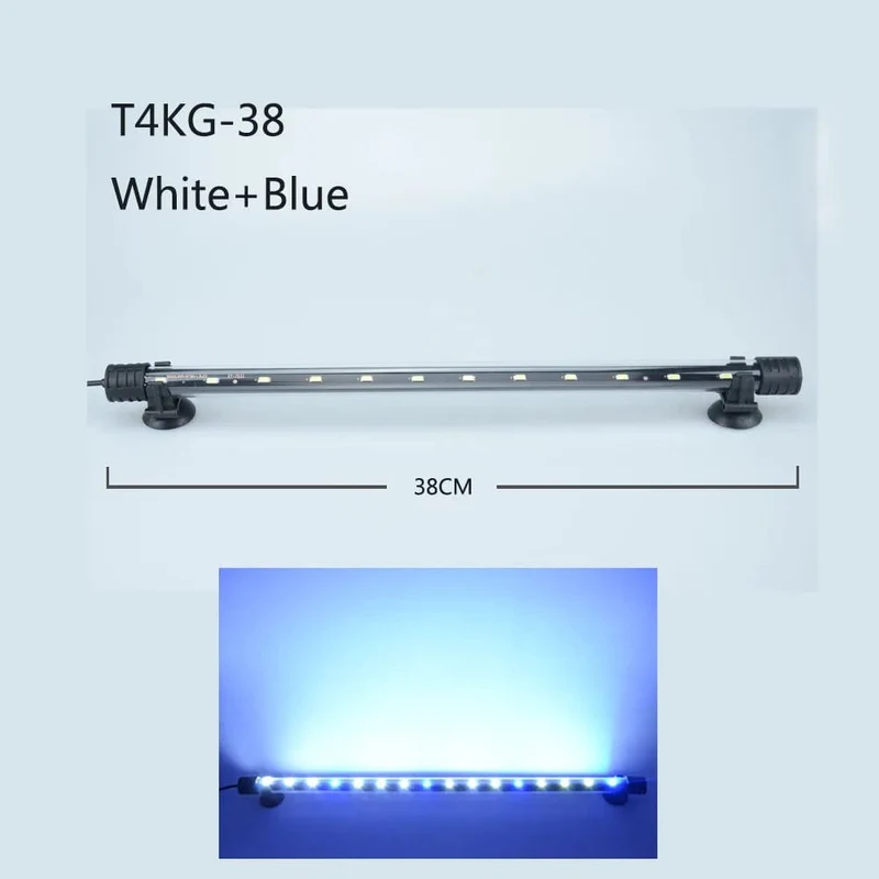 Aquarium Licht LED Wasserdicht Aquarium Licht Unterwasser Fisch Lampe Aquarien Dekor Beleuchtung Pflanzen Lampe 18-58CM 220-240V 5730chip