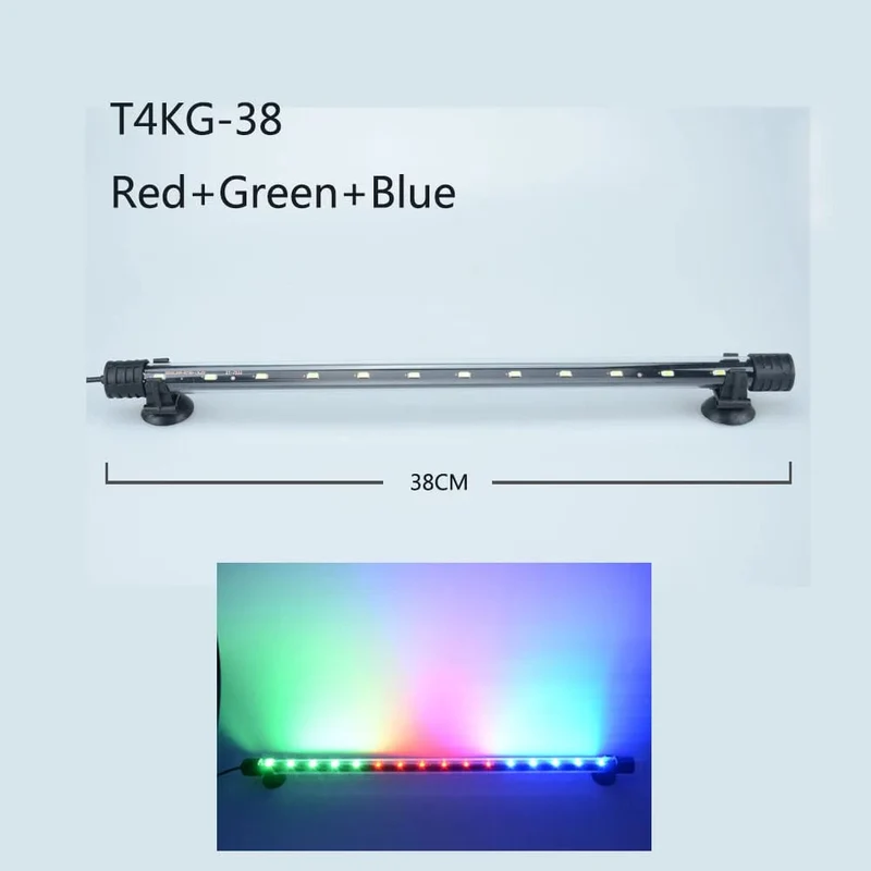 Aquarium Licht LED Wasserdicht Aquarium Licht Unterwasser Fisch Lampe Aquarien Dekor Beleuchtung Pflanzen Lampe 18-58CM 220-240V 5730chip