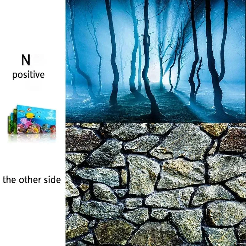 3d Marine Hintergrund für Aquarium Dekorationen Aufkleber & Poster Waren Dekoration Fisch Tanks und Aquarien Zubehör Aquascape