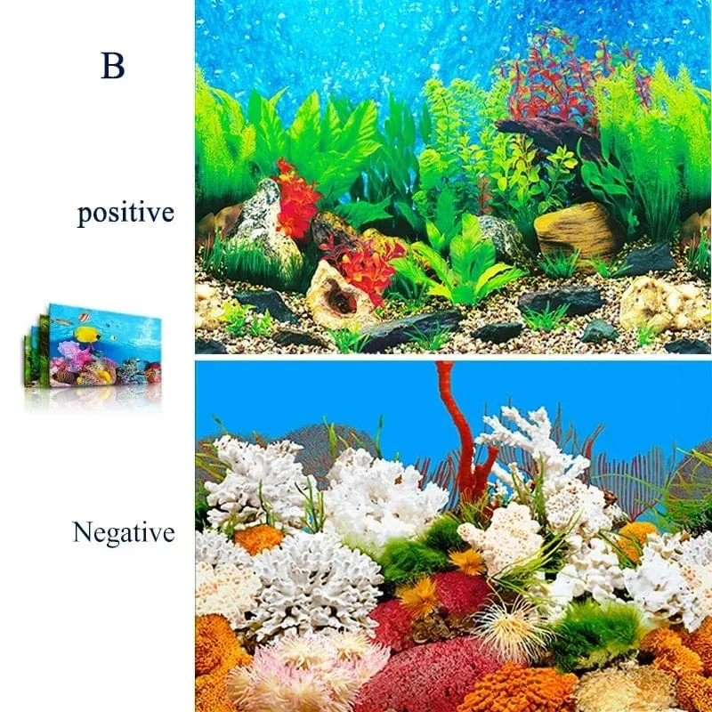 3d Marine Hintergrund für Aquarium Dekorationen Aufkleber & Poster Waren Dekoration Fisch Tanks und Aquarien Zubehör Aquascape