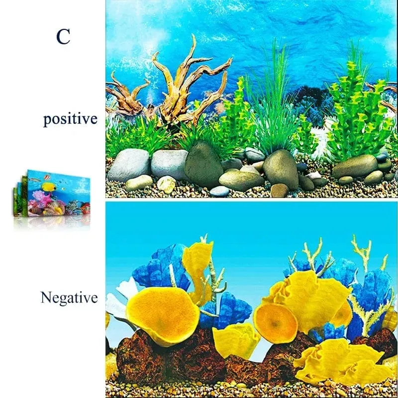 3d Marine Hintergrund für Aquarium Dekorationen Aufkleber & Poster Waren Dekoration Fisch Tanks und Aquarien Zubehör Aquascape