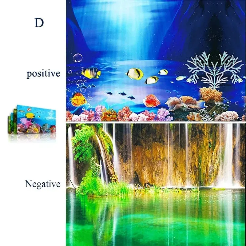 3d Marine Hintergrund für Aquarium Dekorationen Aufkleber & Poster Waren Dekoration Fisch Tanks und Aquarien Zubehör Aquascape