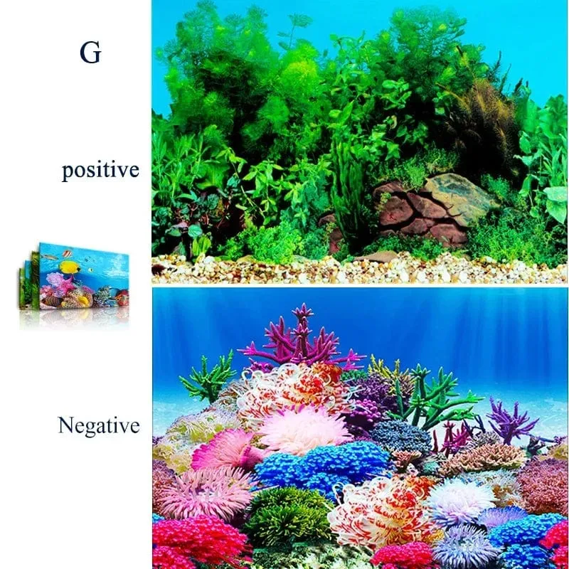 3d Marine Hintergrund für Aquarium Dekorationen Aufkleber & Poster Waren Dekoration Fisch Tanks und Aquarien Zubehör Aquascape