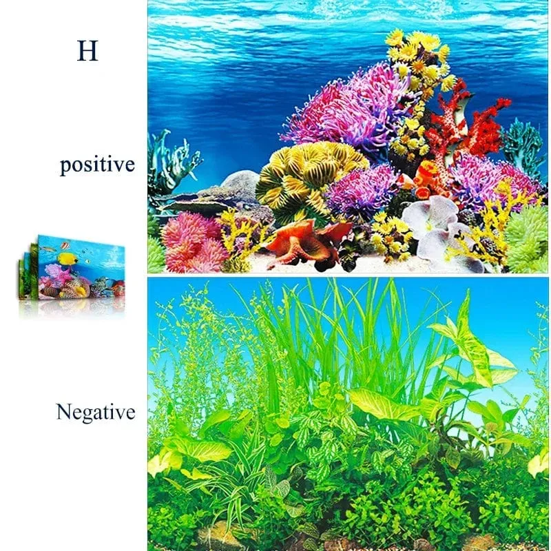 3d Marine Hintergrund für Aquarium Dekorationen Aufkleber & Poster Waren Dekoration Fisch Tanks und Aquarien Zubehör Aquascape