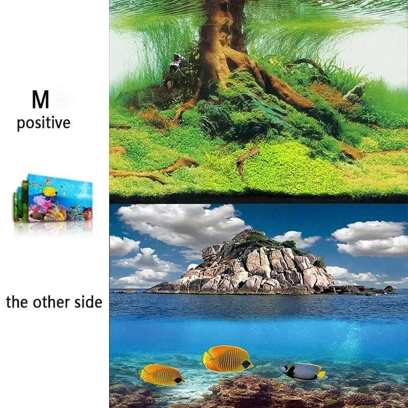 3d Marine Hintergrund für Aquarium Dekorationen Aufkleber & Poster Waren Dekoration Fisch Tanks und Aquarien Zubehör Aquascape