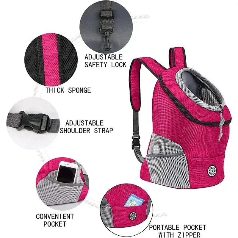 Haustier Hund Reise Rucksack Tragbare Outdoor Atmungsaktive Mesh Katze Welpen Doppel Schulter Tragetasche für Kleine Große Hunde Heimtierbedarf