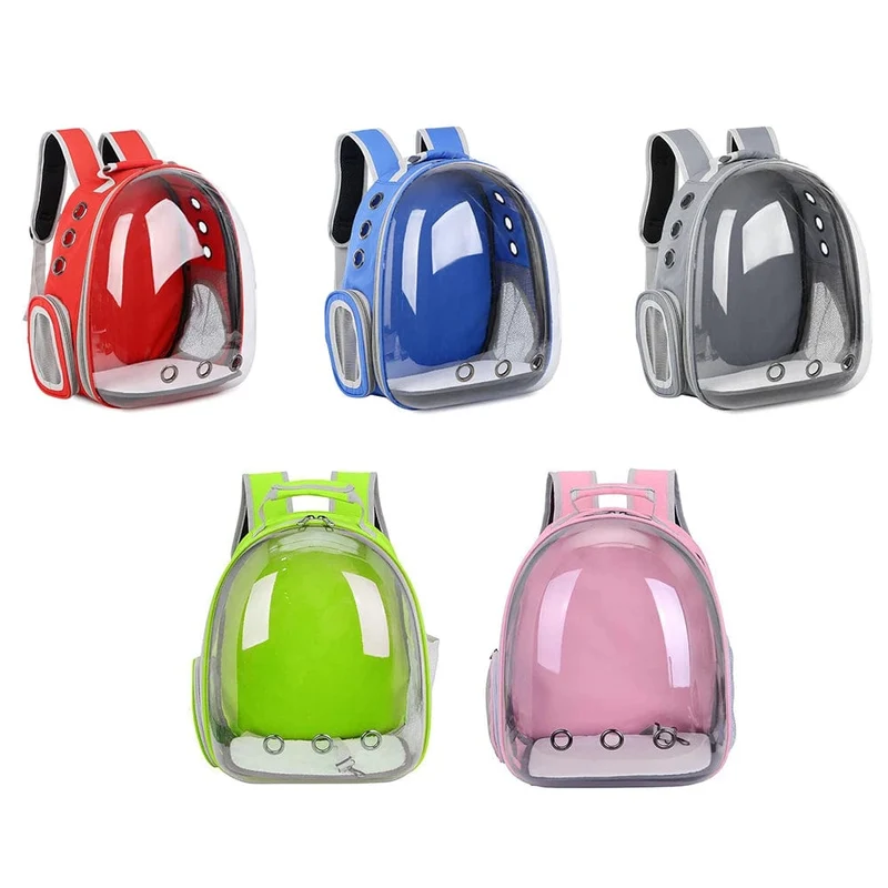 Katzentragetasche Outdoor Pet Umhängetasche Träger Rucksack Atmungsaktive Tragbare Reise Transparente Tasche Für Kleine Hunde Katzen