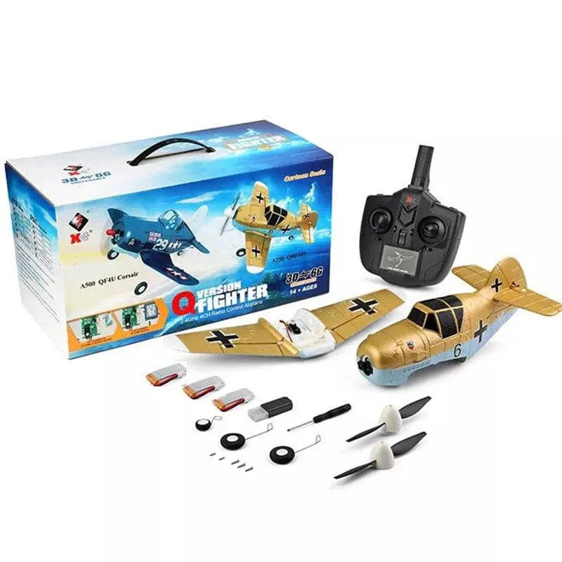 WLtoys F4U A500 4Ch 6G/3D Stunt Flugzeug Sechs Achsen Stabilität Fernbedienung Flugzeug Elektrische RC Flugzeug Drohne im freien Spielzeug