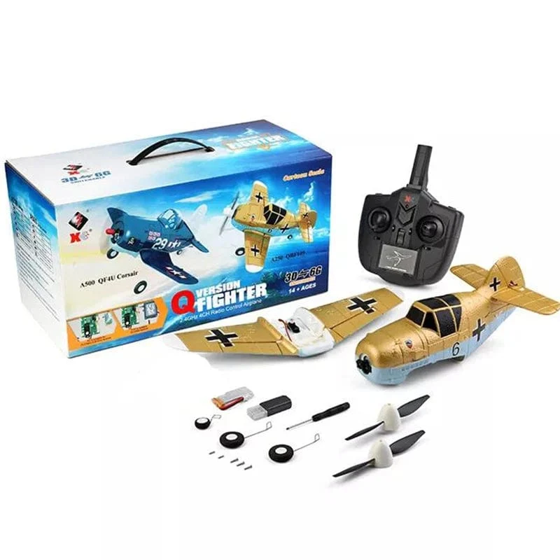 WLtoys F4U A500 4Ch 6G/3D Stunt Flugzeug Sechs Achsen Stabilität Fernbedienung Flugzeug Elektrische RC Flugzeug Drohne im freien Spielzeug