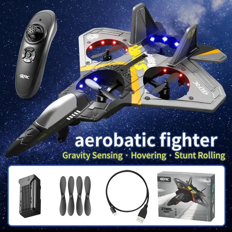 V17 RC Fernbedienung Flugzeug 2.4G Fernbedienung Kämpfer Hobby Flugzeug Segelflugzeug Flugzeug EPP Schaum Spielzeug RC drohne Kinder geschenk rcplane