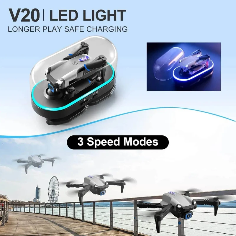 4DRC V20 Drohne 4k Profesional HD Dual Kamera fpv Drohne Höhe Halten Drohnen Fotografie Rc Hubschrauber Faltbares Quadcopter Dron Spielzeug