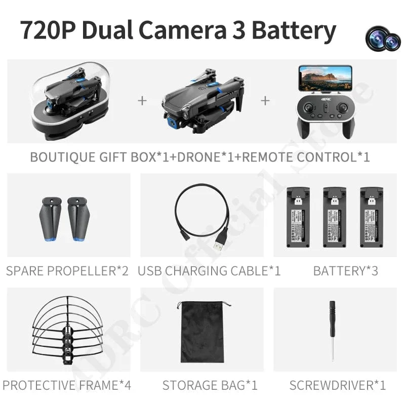4DRC V20 Drohne 4k Profesional HD Dual Kamera fpv Drohne Höhe Halten Drohnen Fotografie Rc Hubschrauber Faltbares Quadcopter Dron Spielzeug