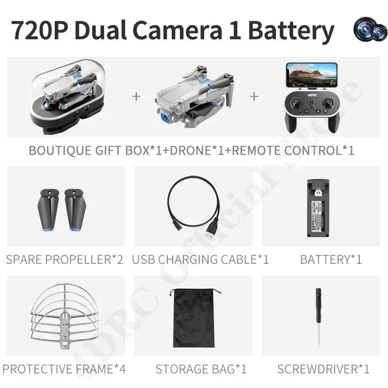 4DRC V20 Drohne 4k Profesional HD Dual Kamera fpv Drohne Höhe Halten Drohnen Fotografie Rc Hubschrauber Faltbares Quadcopter Dron Spielzeug