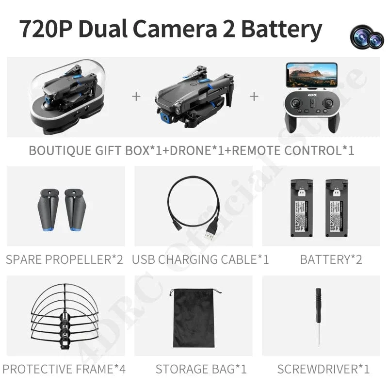 4DRC V20 Drohne 4k Profesional HD Dual Kamera fpv Drohne Höhe Halten Drohnen Fotografie Rc Hubschrauber Faltbares Quadcopter Dron Spielzeug
