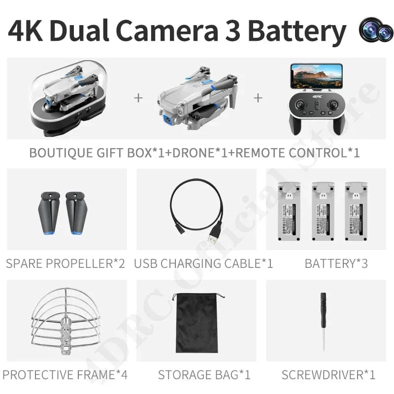 4DRC V20 Drohne 4k Profesional HD Dual Kamera fpv Drohne Höhe Halten Drohnen Fotografie Rc Hubschrauber Faltbares Quadcopter Dron Spielzeug