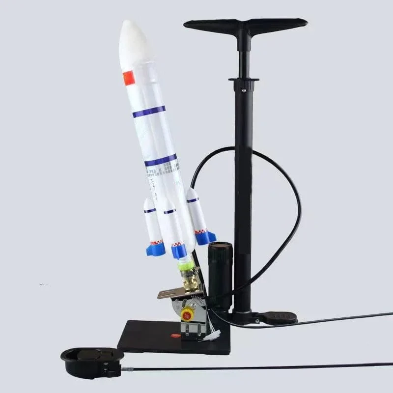 Wasserstrahl-Raketenwerfer, Spielzeug, Sportspielzeug, Raketenwerfer, Pop-up-Rakete, Outdoor-Sport, pädagogisches Wissenschaftsspielzeug, Geschenk. Kann 100 Meter weit fliegen