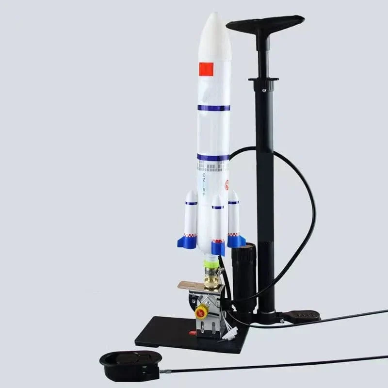 Wasserstrahl-Raketenwerfer, Spielzeug, Sportspielzeug, Raketenwerfer, Pop-up-Rakete, Outdoor-Sport, pädagogisches Wissenschaftsspielzeug, Geschenk. Kann 100 Meter weit fliegen