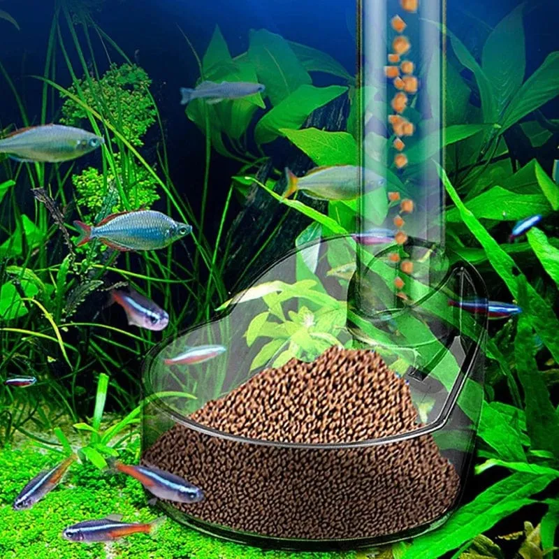 1 Set Multi-funktionale Aquarium Fütterung Rohr Schwimmenden Fütterung Ring Garnelen Feeder Rohr Und Schüssel Fisch Tank Für Tropische fische
