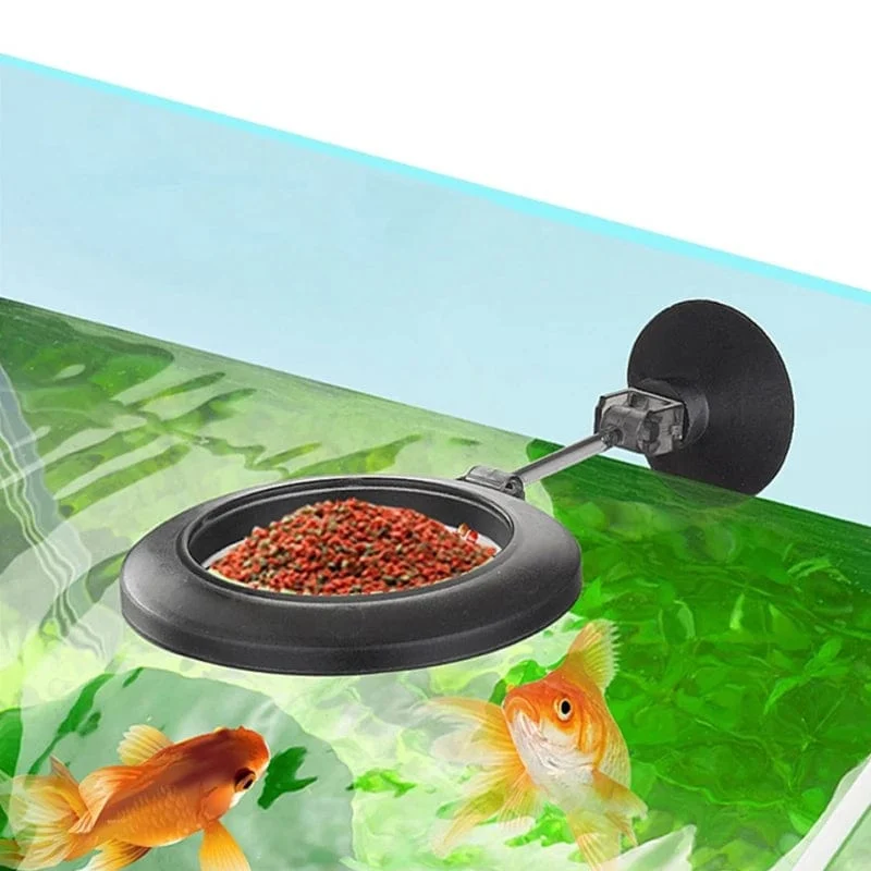1 Set Multi-funktionale Aquarium Fütterung Rohr Schwimmenden Fütterung Ring Garnelen Feeder Rohr Und Schüssel Fisch Tank Für Tropische fische