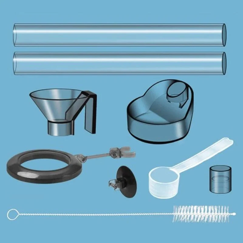 1 Set Multi-funktionale Aquarium Fütterung Rohr Schwimmenden Fütterung Ring Garnelen Feeder Rohr Und Schüssel Fisch Tank Für Tropische fische