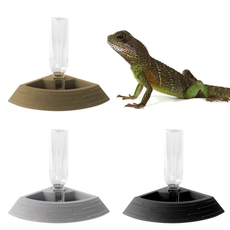 Reptilien-Wasser-/Futterspender, automatischer Spender, Fütterungszubehör für Schildkröten, Bartagamen, Geckos, für Terrarientanks