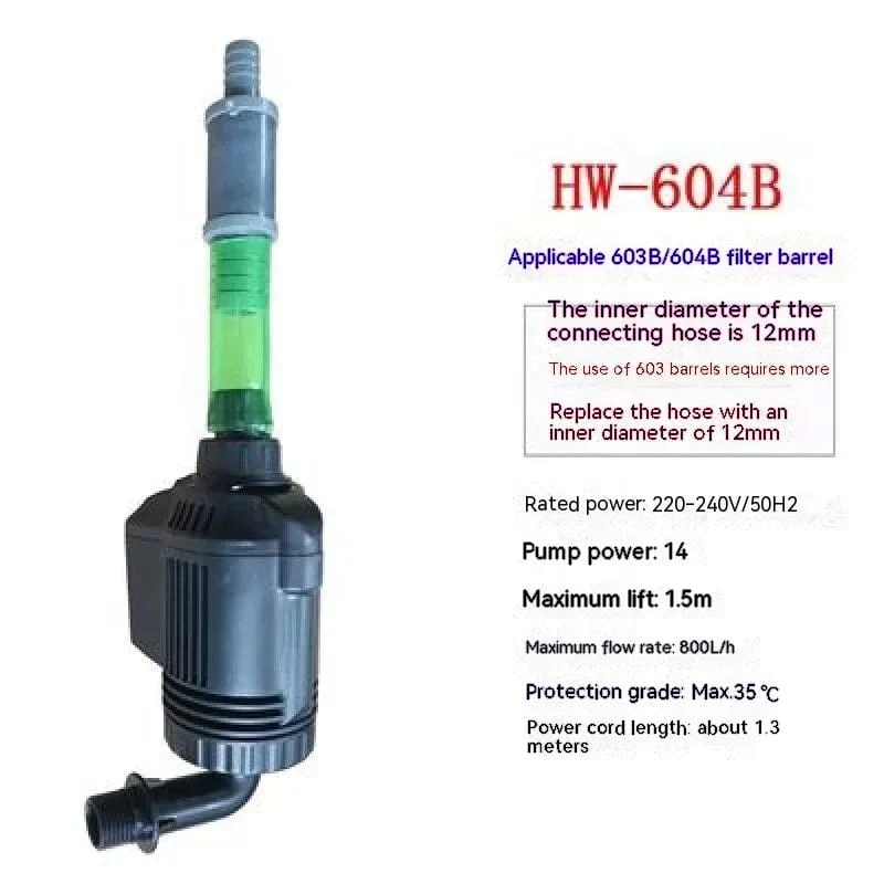 SUNSUN JP-450g Wasserpumpe neue Version 6W geeignet für HW-602B 603B 604B Außenfilter Aquarium 400L/H 800L/H