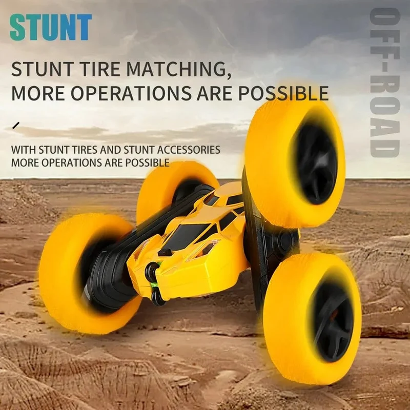RC Stunt-Auto für Kinder, doppelseitiger Flip, 2.4 G Fernbedienung, 360 Grad Drehung, Offroad-Drift, RC-Auto, Geschenke für Kinder, Erwachsene, Jungen
